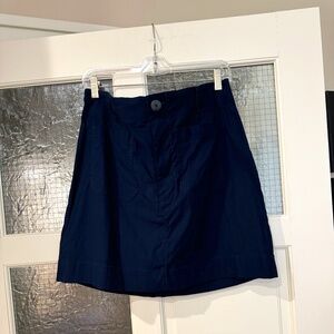 Anthropologie MAEVE Colette mini skirt in navy